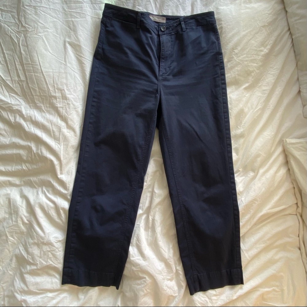 Everlane straight leg high waisted pant